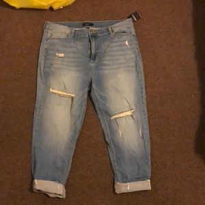 Plus size Boyfriend jeans
